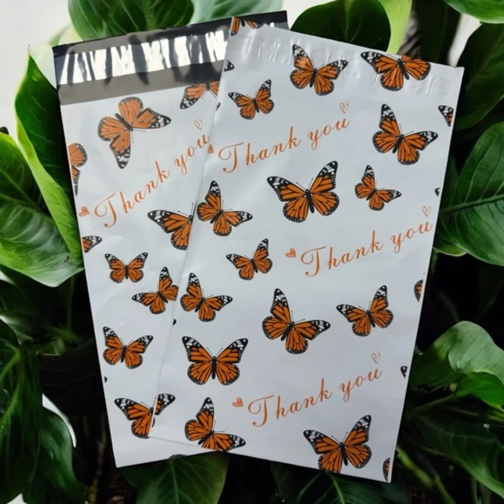 (10) 6x9 Thank you Poly Mailers